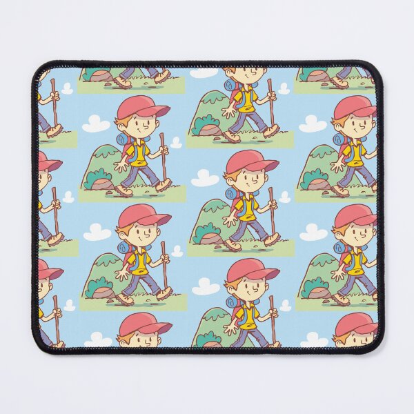 Item preview, boy was walking in nature by the hill designed and sold by duxpavlic.
