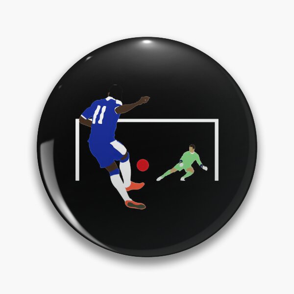 Item preview, Didier Drogba Blue Jersey Goal Action Pose designed and sold by Mickieurkett.