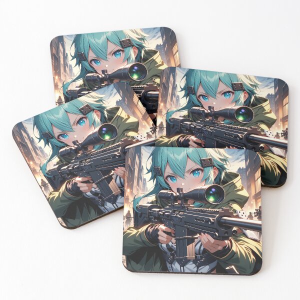 Item preview, Sinon Sword Art Online Night Skyline Steady Focus designed and sold by riadjamai.