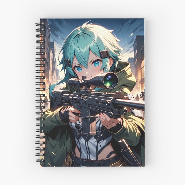 Item preview, Sinon Sword Art Online Night Skyline Steady Focus designed and sold by riadjamai.