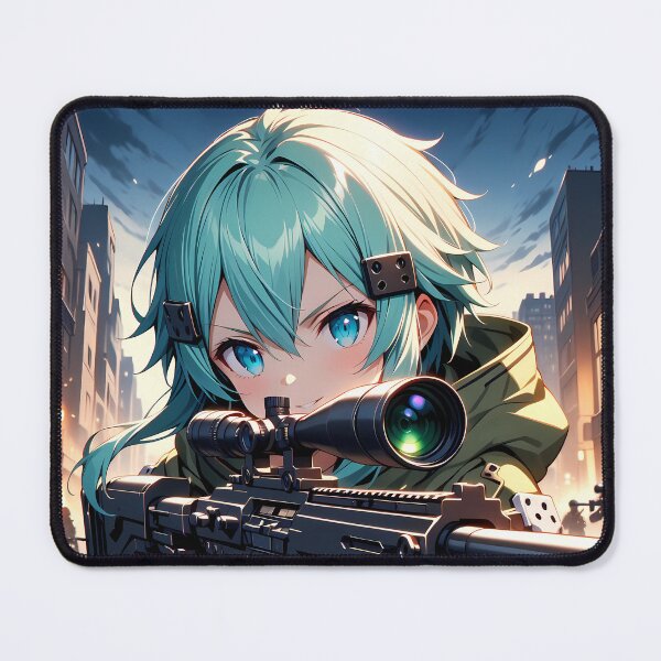 Item preview, Sinon Sword Art Online Night Skyline Steady Focus designed and sold by riadjamai.