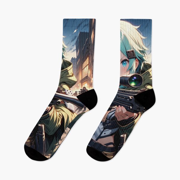 Item preview, Sinon Sword Art Online Night Skyline Steady Focus designed and sold by riadjamai.
