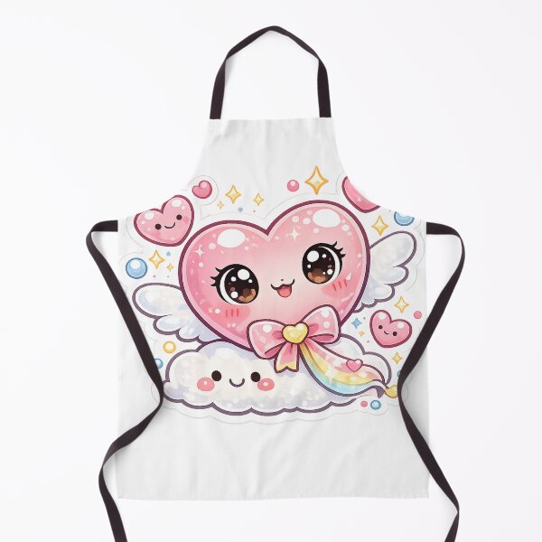 Item preview, Cute Heart Sticker – Kawaii Love Illustration designed and sold by DrizzyV.