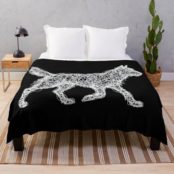 Item preview, Scribble Dog Art Silhouette - Minimalist Abstract Line Drawing designed and sold by seven things shop.