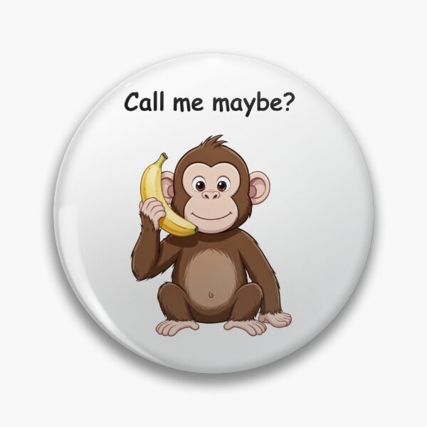 Item preview, Call Me Maybe? — Funny Monkey Banana Phone Design designed and sold by WearContext.