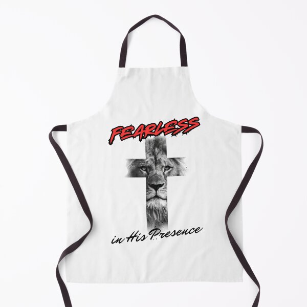 Item preview, Fearless in His Presence - Lion of Judah Prophetic Cross. designed and sold by GraceGiggles.