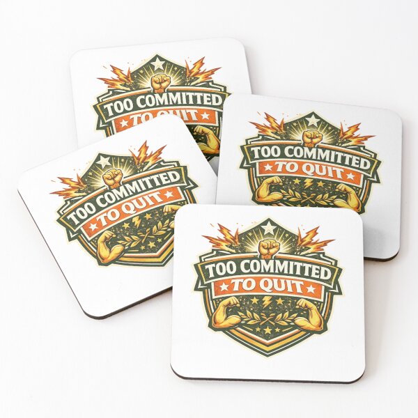 Item preview, Too Committed to Quit designed and sold by Throwing-Corn.