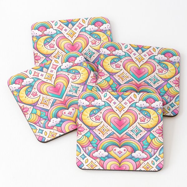 Item preview, Love Geometric Pattern – Colorful Symmetrical Design designed and sold by DrizzyV.