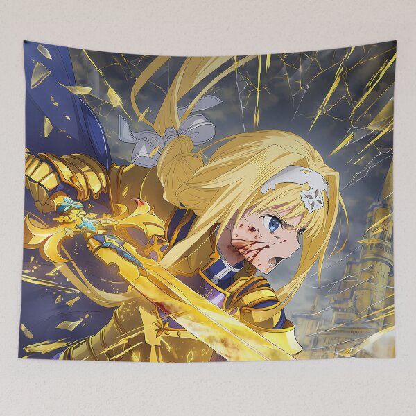 Item preview, Alice Zuberg Sword Art Online Gold Armor Royal Fantasy Sparkle designed and sold by riadjamai.