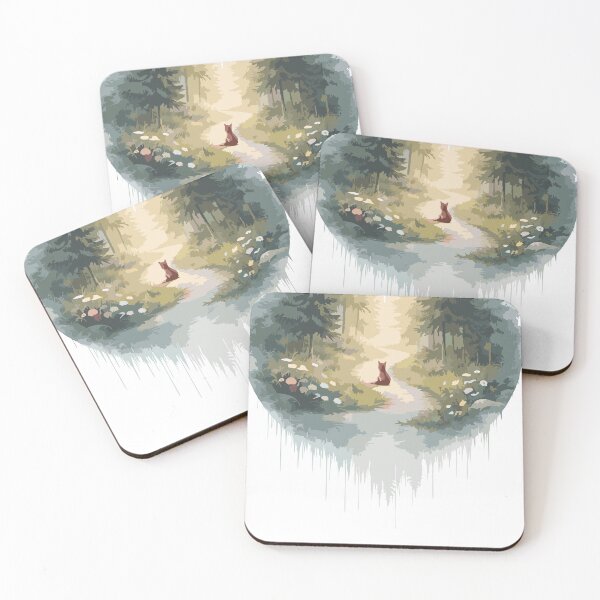 Item preview, Peaceful fox in Forest designed and sold by AYDA Lifestyle.