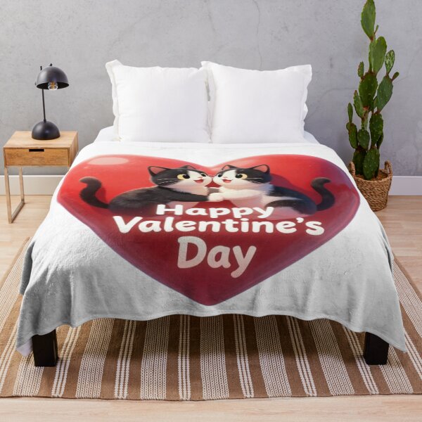 Item preview, Happy Valentine's Day Cats designed and sold by Simplybe1.