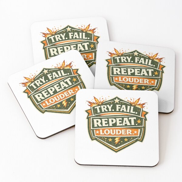 Item preview, Try. Fail. Repeat Louder. designed and sold by Throwing-Corn.