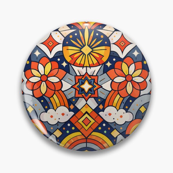 Item preview, Geometric Floral Pattern – Bold Abstract Design designed and sold by DrizzyV.