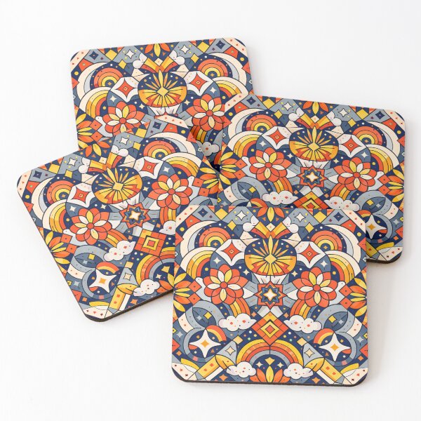 Item preview, Geometric Floral Pattern – Bold Abstract Design designed and sold by DrizzyV.