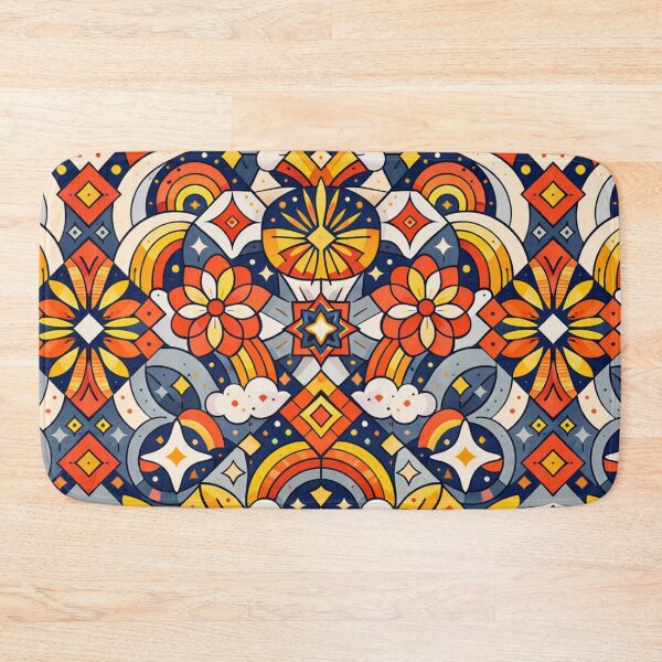 Item preview, Geometric Floral Pattern – Bold Abstract Design designed and sold by DrizzyV.