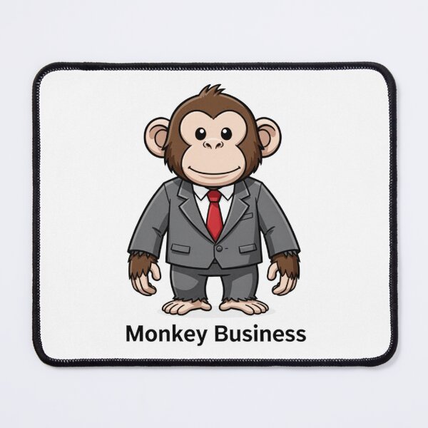 Item preview, Monkey Business — Funny Suit Monkey Design designed and sold by WearContext.