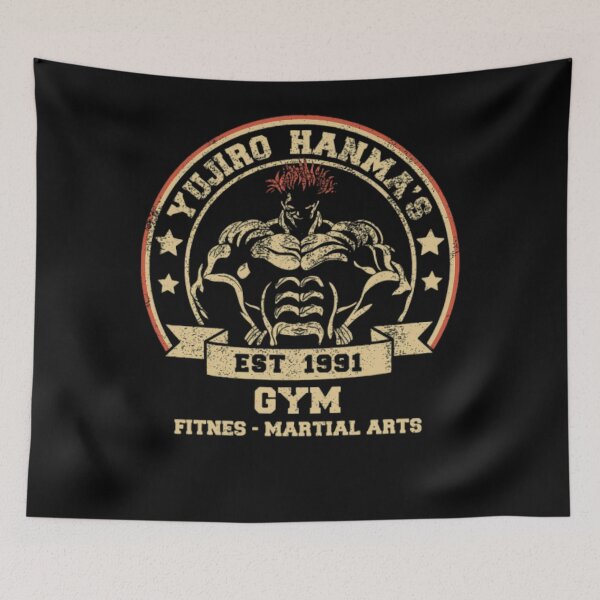 Item preview, Bakis Hand Pose Baki the Grappler Baki Anime Bakis Dou gym fitnes yujiros hanmass designed and sold by Ahmed-DARWISH.