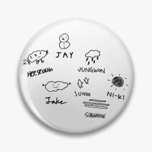 Item preview, Enhypen doodles designed and sold by SlayPOPShop.