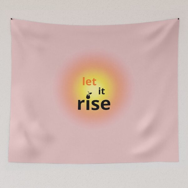 Item preview, Let It Rise – Soft Pastel Growth Aesthetic Illustration designed and sold by furcen.