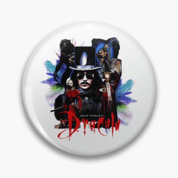 Item preview, Bram Stoker's Dracula Horror Collage Color Splash designed and sold by Gerright.