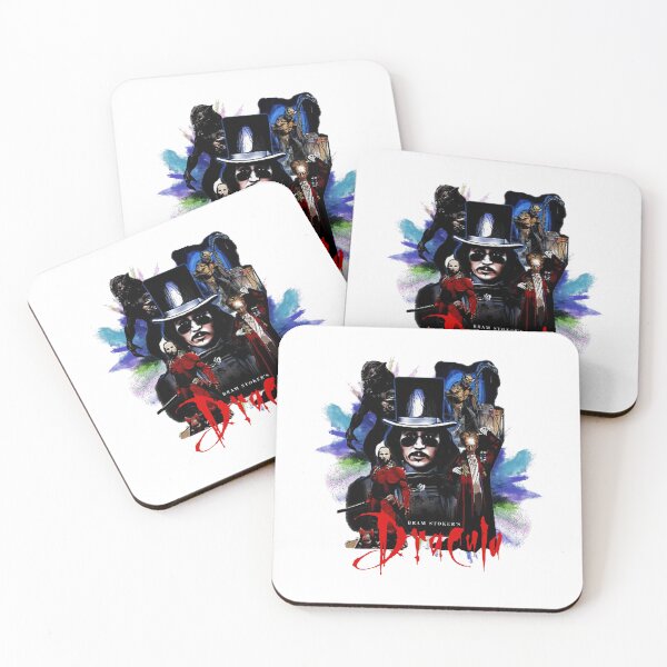 Item preview, Bram Stoker's Dracula Horror Collage Color Splash designed and sold by Gerright.