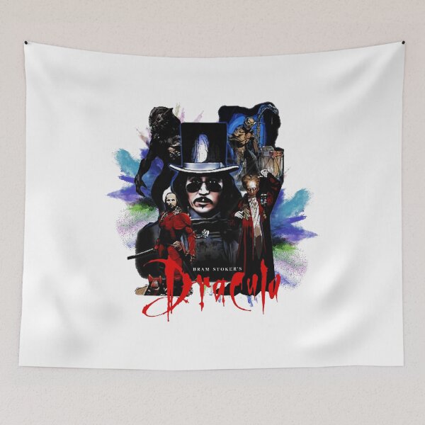 Item preview, Bram Stoker's Dracula Horror Collage Color Splash designed and sold by Gerright.