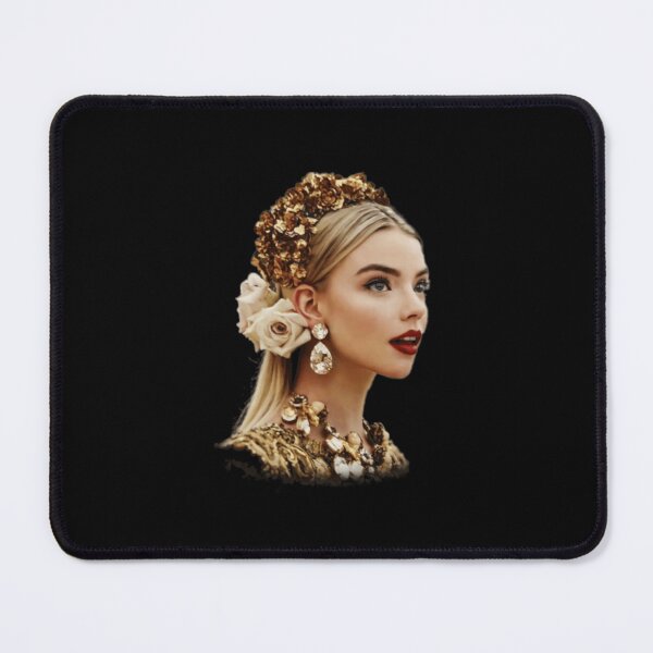 Item preview, Anya Taylor Joy Elegant Golden Crown Portrait designed and sold by Kellucass.