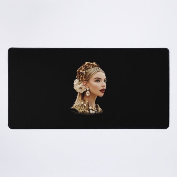 Item preview, Anya Taylor Joy Elegant Golden Crown Portrait designed and sold by Kellucass.
