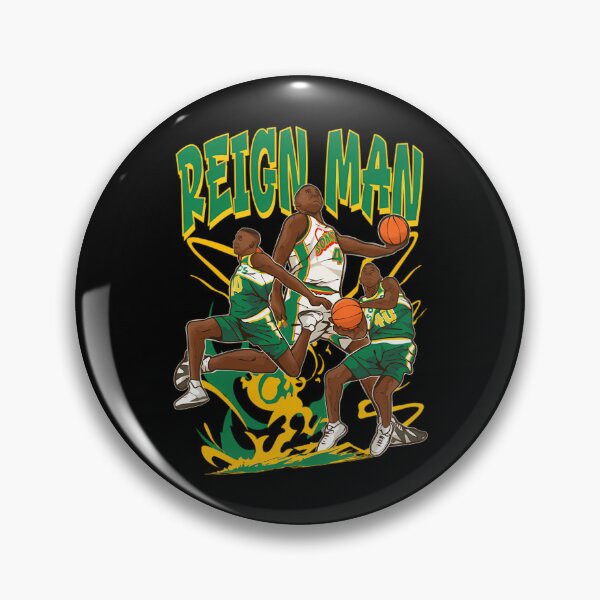 Artikelvorschau, Shawn Kemp Reign Man Cartoon entworfen und verkauft von EvraFamousDoArt.