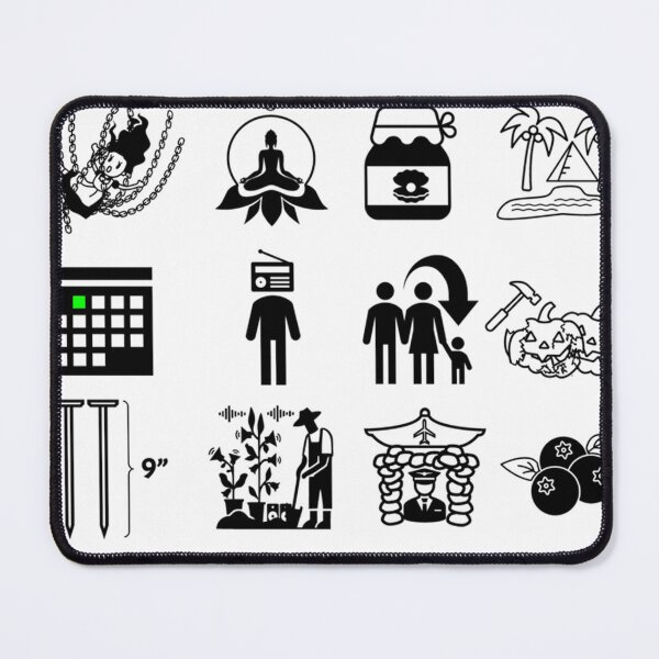 Item preview,  Funny Nerdy Iconic Alternative Rock Bands Of The 90S Black Text designed and sold by FunStickersLol.