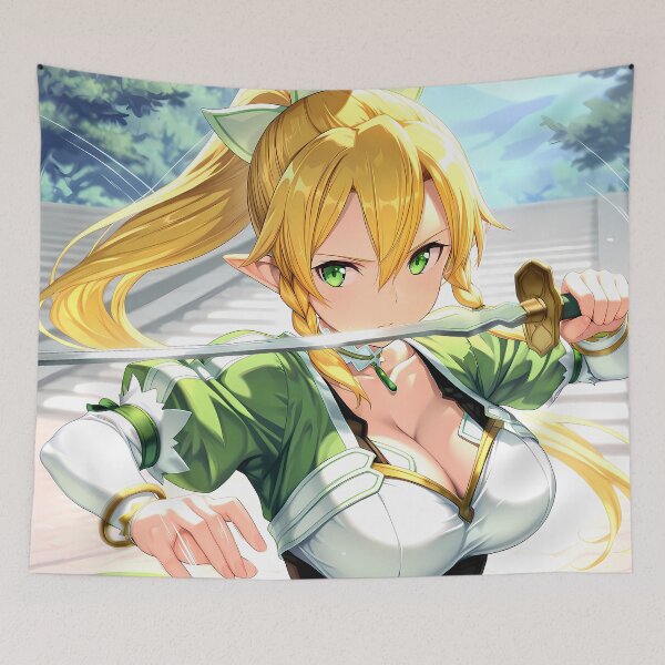 Item preview, Leafa Sword Art Online Heroic Green Outfit Adventure Pose designed and sold by riadjamai.