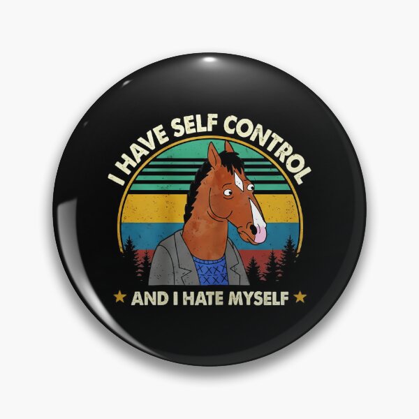 Artikelvorschau, BoJack Horseman Selbstbeherrschungszitat (Vintage) entworfen und verkauft von Virginalstonn.