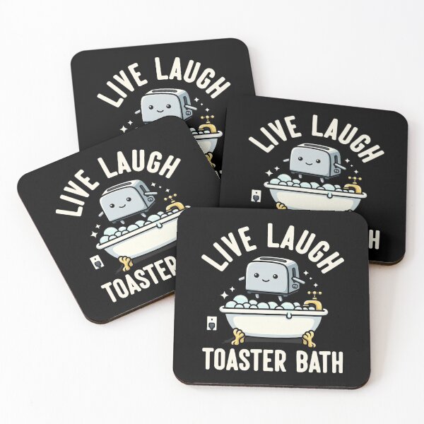 Item preview, Live, Laugh, Toaster Bath designed and sold by dudelinart.