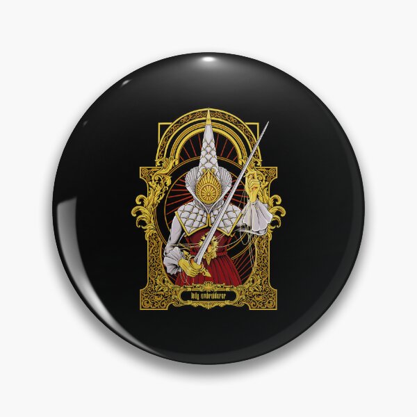 Item preview, Blasphemous Orospina Lady Embroiderer Sacred Icon designed and sold by Alitrnbull.