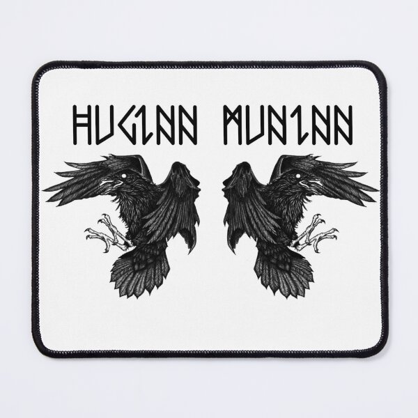 Item preview, Huginn and Muninn – Odin’s Ravens Norse Mythology Dark Viking Design designed and sold by Rlyehinmate.