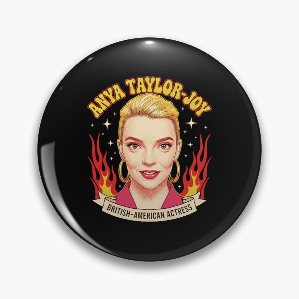 Item preview, Anya Taylor Joy Flaming Face Retro Style designed and sold by Kellucass.