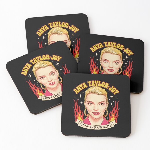 Item preview, Anya Taylor Joy Flaming Face Retro Style designed and sold by Kellucass.