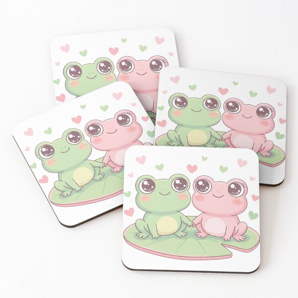 Item preview, Cute Frog Couple in Love – Valentine Gift designed and sold by Nice Vibes Prints.