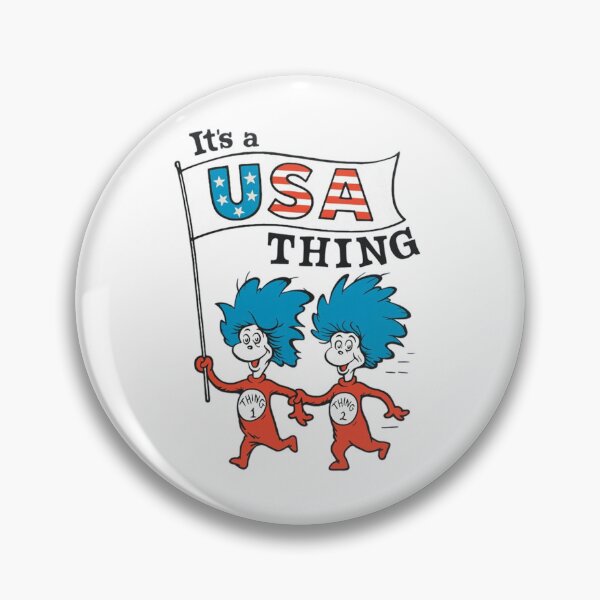Item preview, Thing 1 and Thing 2 USA Flag designed and sold by moamaxshop.