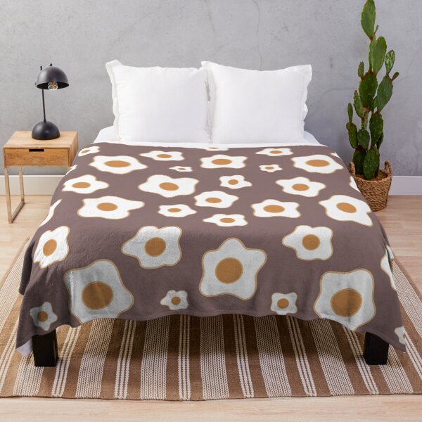 Item preview, Cute Fried Egg Pattern – Playful Food Illustration Seamless Design designed and sold by Rangmanch.