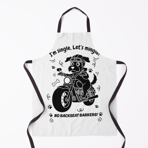 Item preview, Biker Dog Funny designed and sold by LittleLoopArt.
