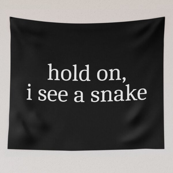 Item preview, Hold on, I see a snake designed and sold by Sleepy Cat Design.