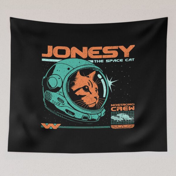 Item preview, Jonesy The Space Cat designed and sold by Abedalnasser Jaawan.