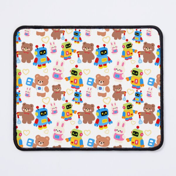 Item preview, Tiny Robot Playground Seamless designed and sold by KJackArtwork.