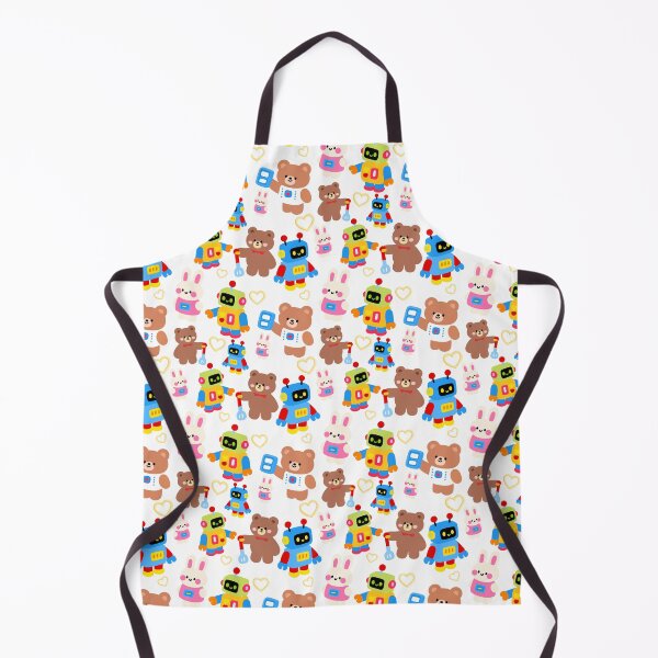 Item preview, Tiny Robot Playground Seamless designed and sold by KJackArtwork.