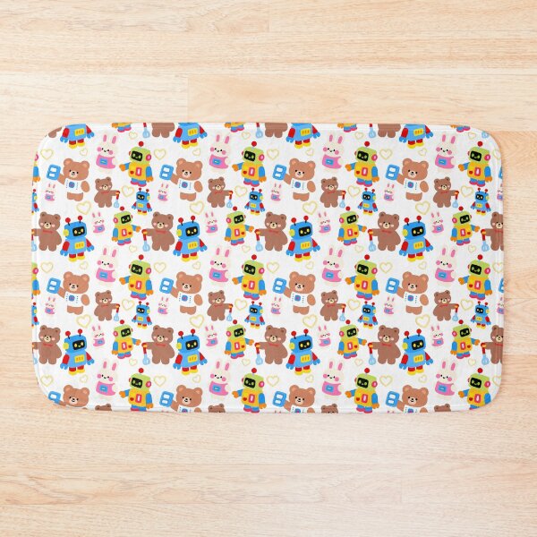 Item preview, Tiny Robot Playground Seamless designed and sold by KJackArtwork.