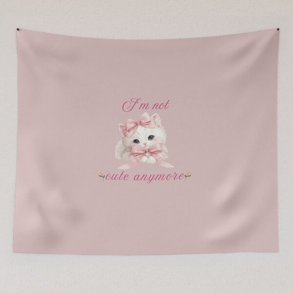 Item preview, i'm not cute any more - bubucat  designed and sold by Bubucat.