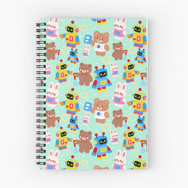 Item preview, Tiny Robot Playground Seamless designed and sold by KJackArtwork.