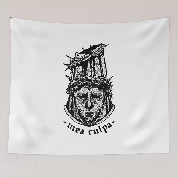 Item preview, Blasphemous Mea Culpa Thorn Crown Portrait designed and sold by Alitrnbull.