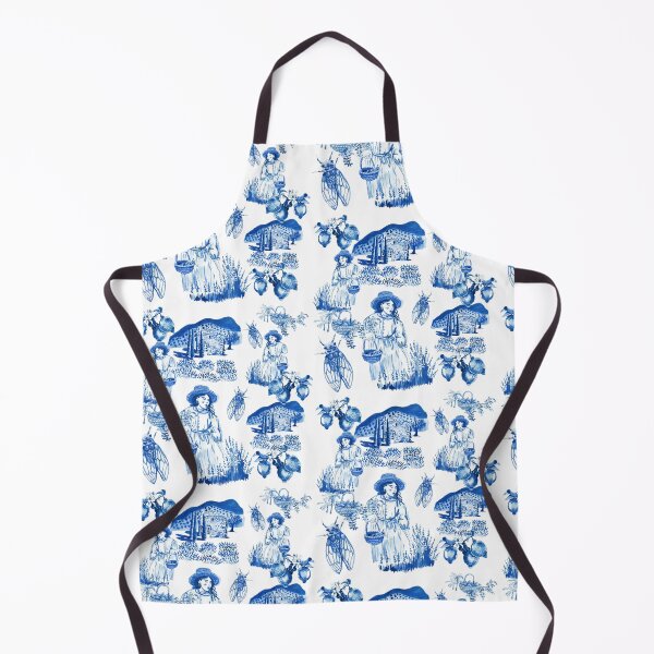 Item preview, Toile de Jouy Provence navy blue designed and sold by Anna Rivet.